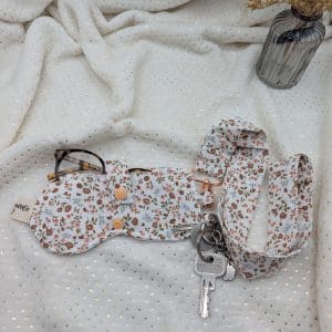 étui à lunette et porte clés